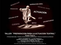 Taller "Preparaci&oacute;n para la actuaci&oacute;n teatral"